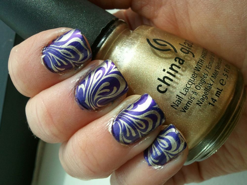 Mardi Gras Inspired Nails Mardi Gras Inspired Nails Take 2