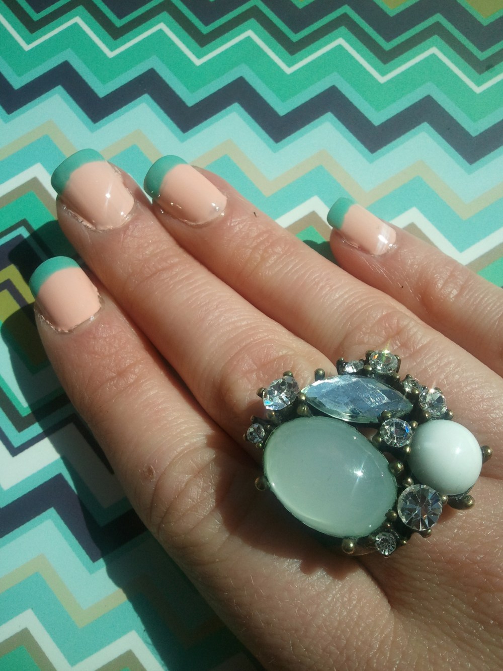 Zooey Daschanel Spring French Mani Copy Cat