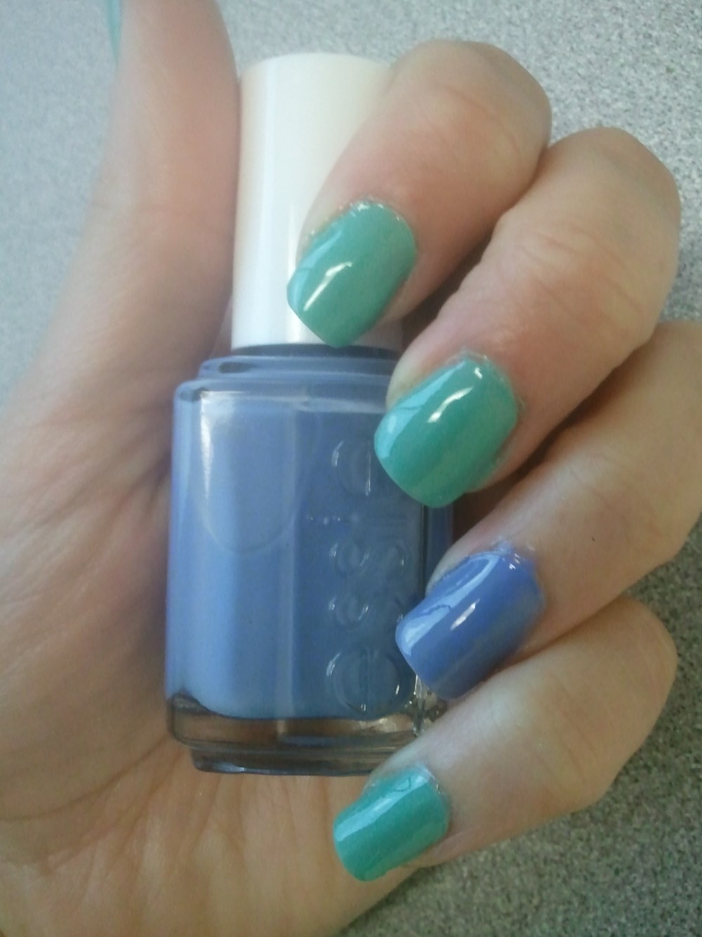 Before topcoat and luxeffect