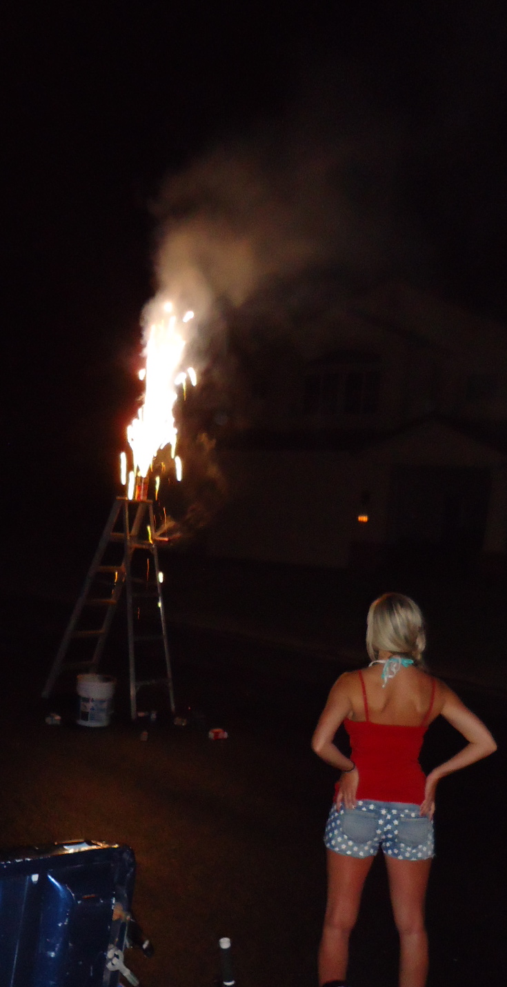 fireworks and 'merica's