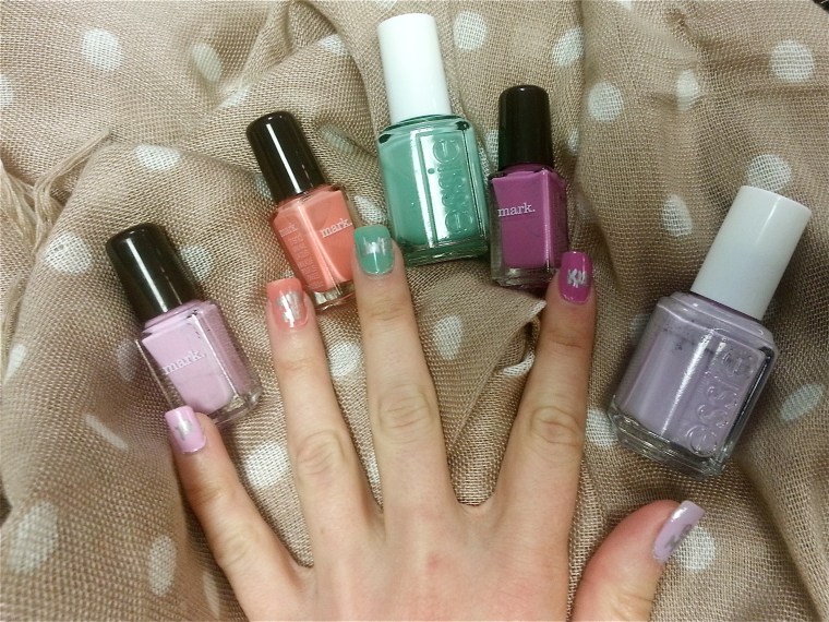 Conversation Hearts Nails