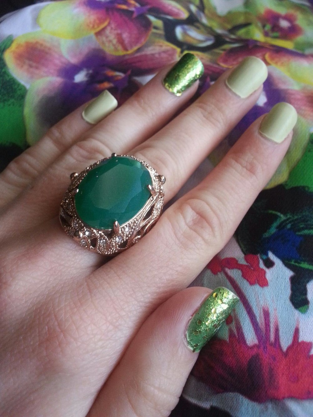 St. Patty's Mani with Julep