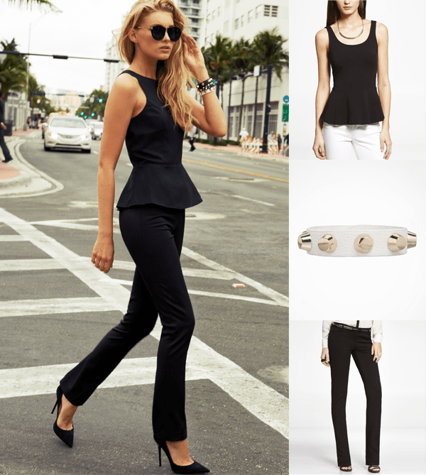 Express Peplum Look