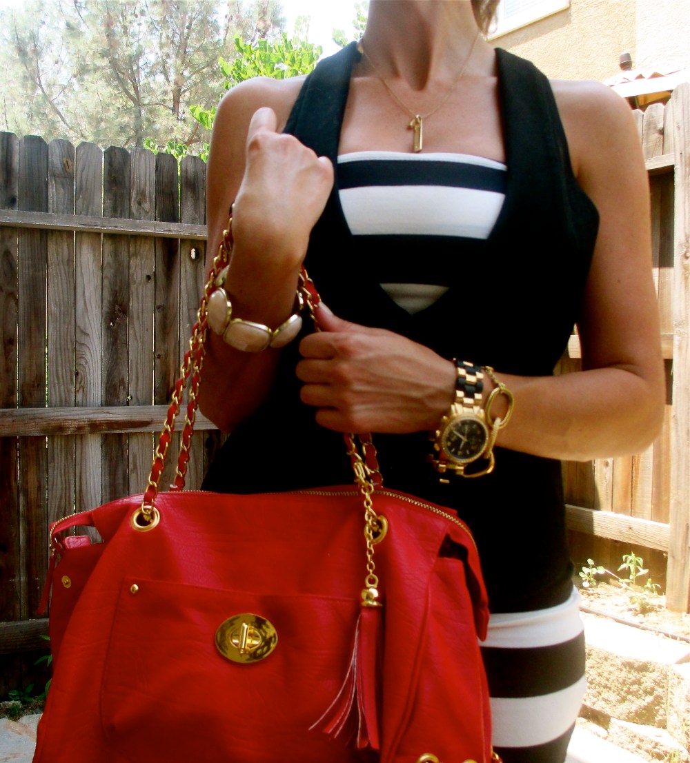 mark. Perfect Timing Watch and Nautical Chain Accents