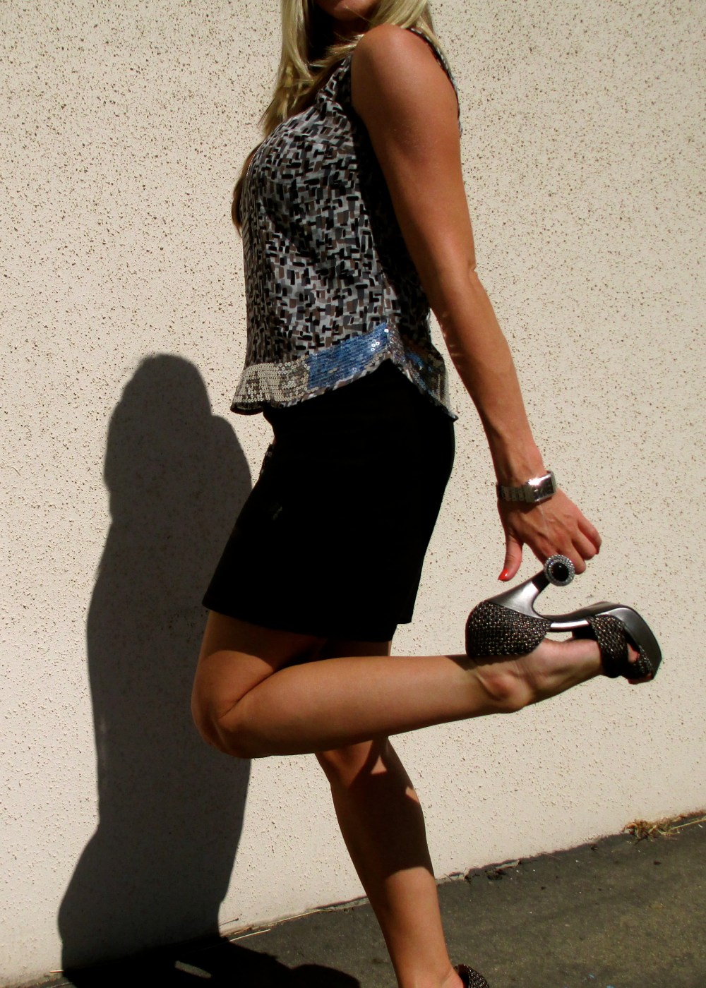 Heels and Sequins with mark. Anniversary Collection!