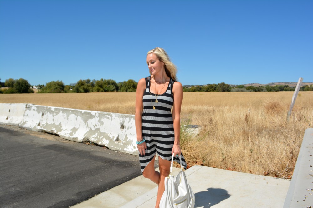 Easy Dress with Nautical Stripes
