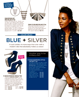 Fall Fashion Report - Blue + Silver