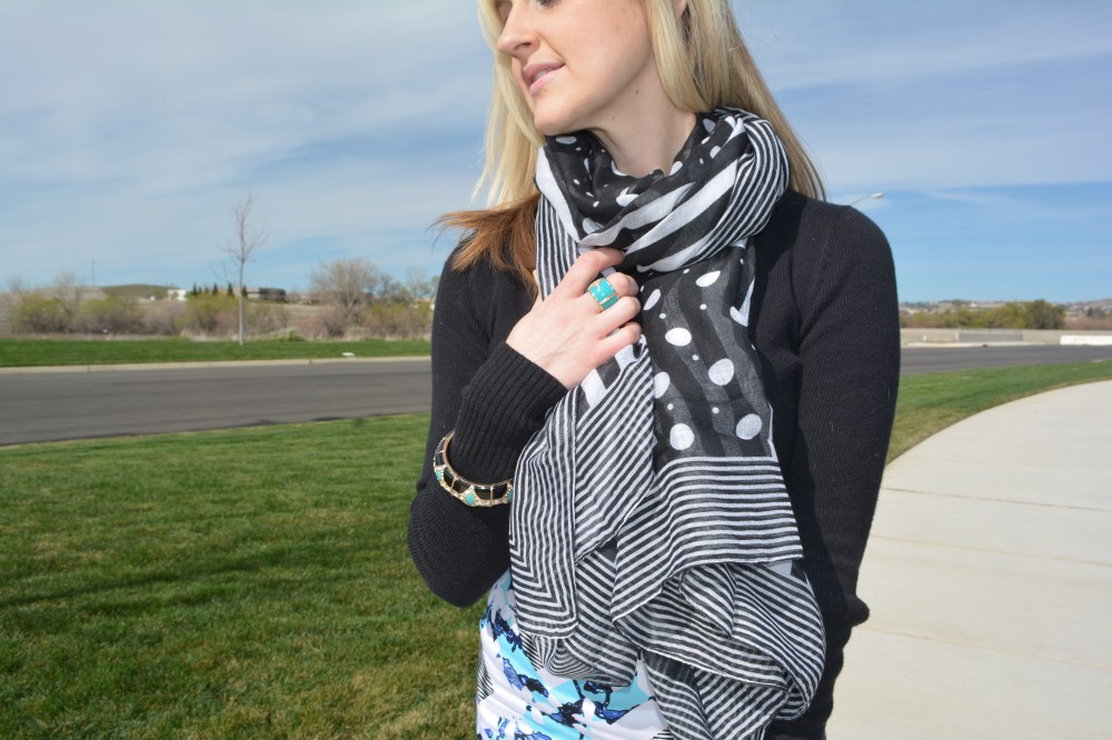 Avon Playful Patterned Scarf