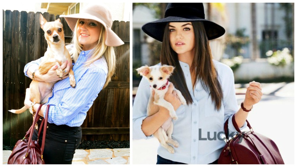 Copy Catting Lucy Hale (source)