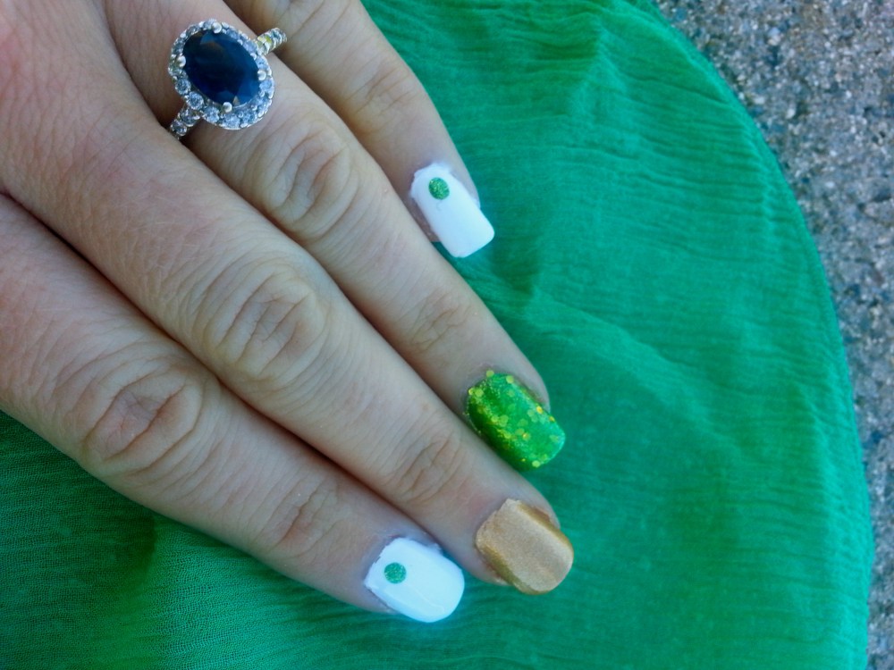 St. Patrick's Day Mani