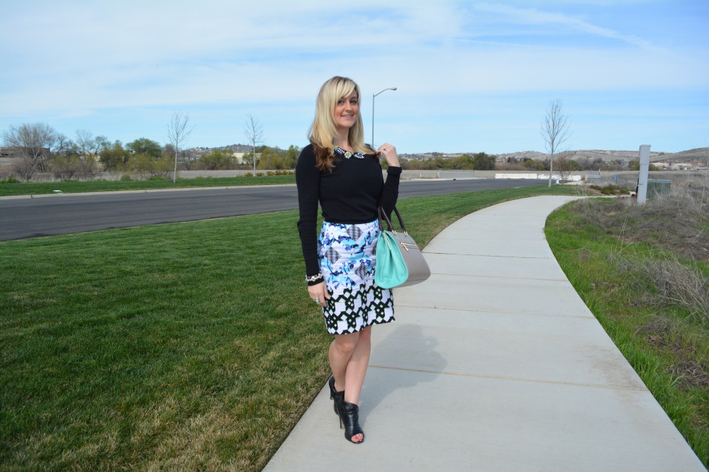 Outfit Styled Around The mark. Major Mix Necklace