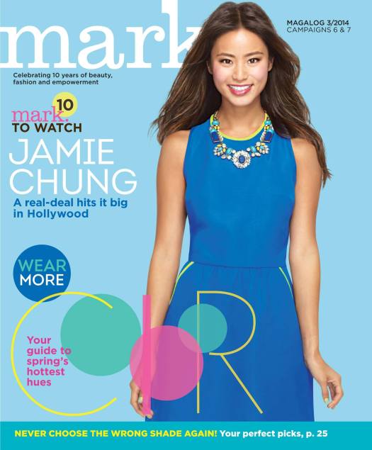 Jamie Chung On The mark. Magalog Cover