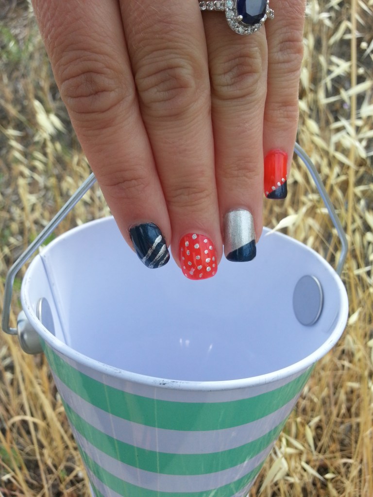 Nautical Mani Carrying A Nautical Bucket