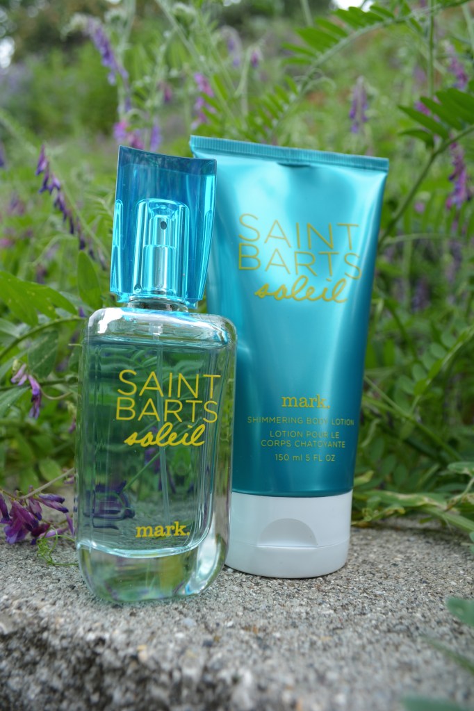 Layer mark. Saint Barts Shimmering Lotion under the Eau De Toilette Spray for Extra Staying Power
