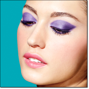 Get The Look:  mark. Neon Glaze in Violet Fever and Neon Kisses in Neon Kisses