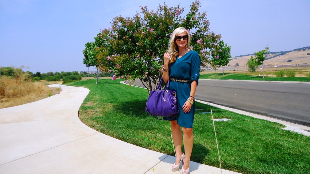 Easy dressing with a shirtdress