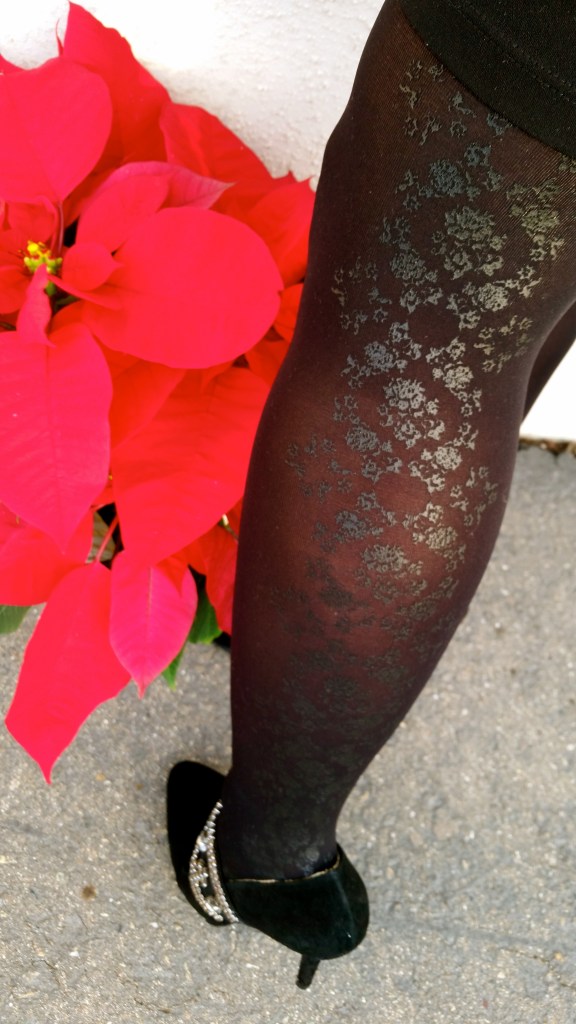 Sparkle Detail Along The Tights