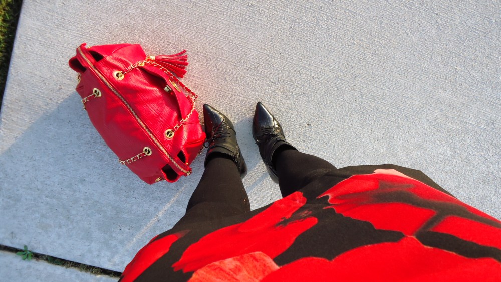 Booties and A Red Bag