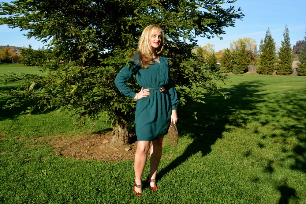 Green Shirtdress For Holiday Outifts