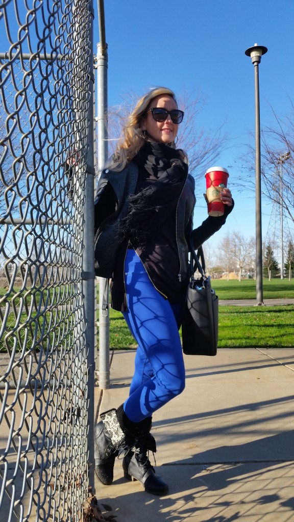 Cobalt Blue and Black for January