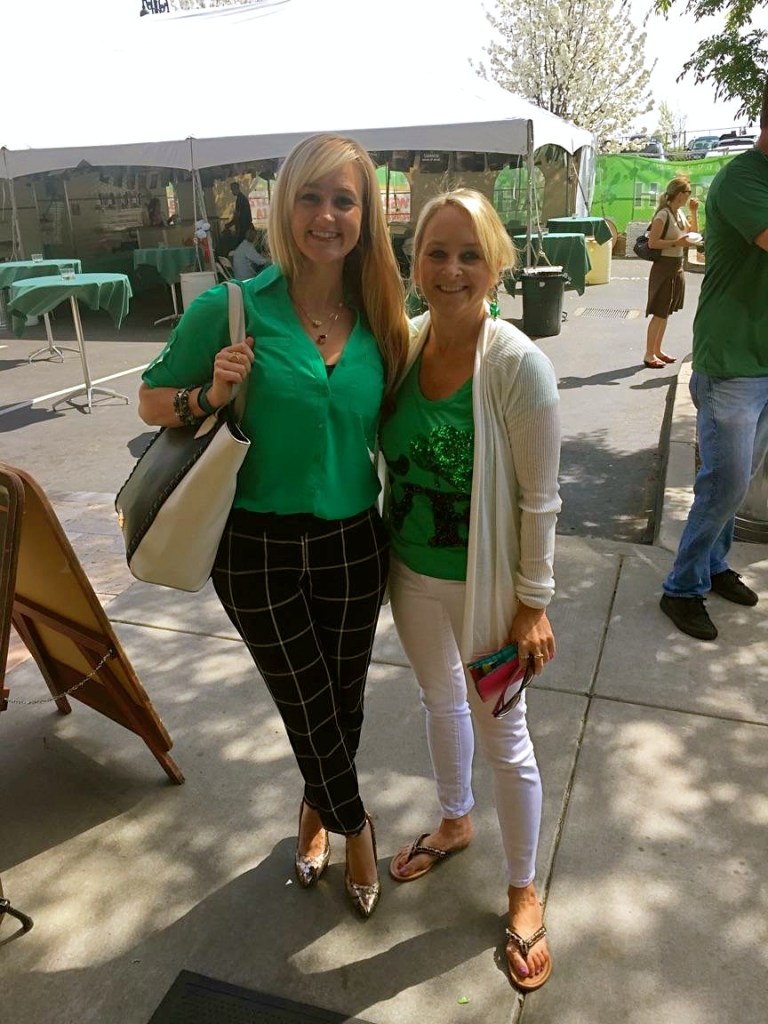 At the pub for St. Patrick's Day