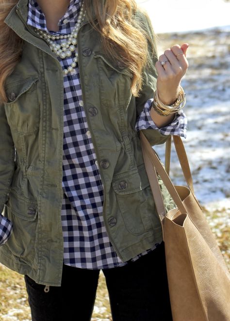 Over Gingham and Pearls