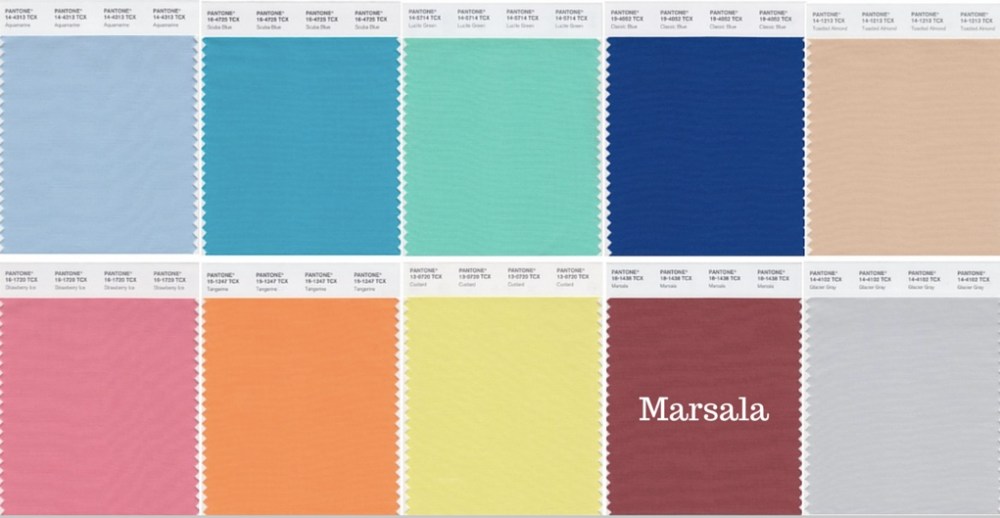 Pantone Color for Spring 2015 Marsala