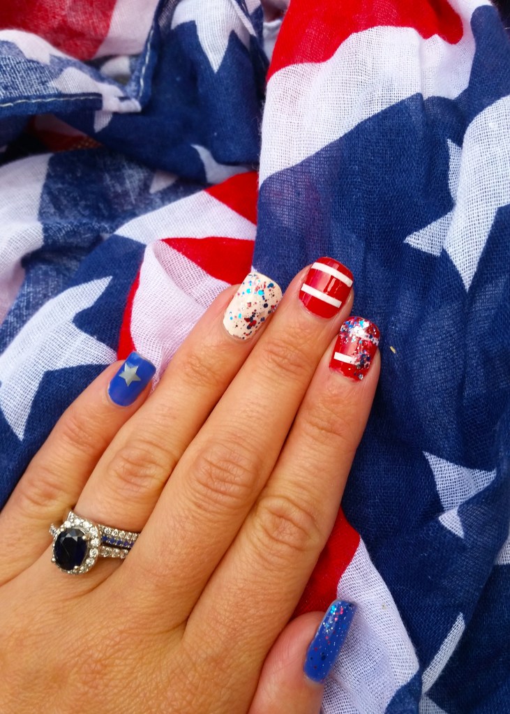 4th Of July Mani