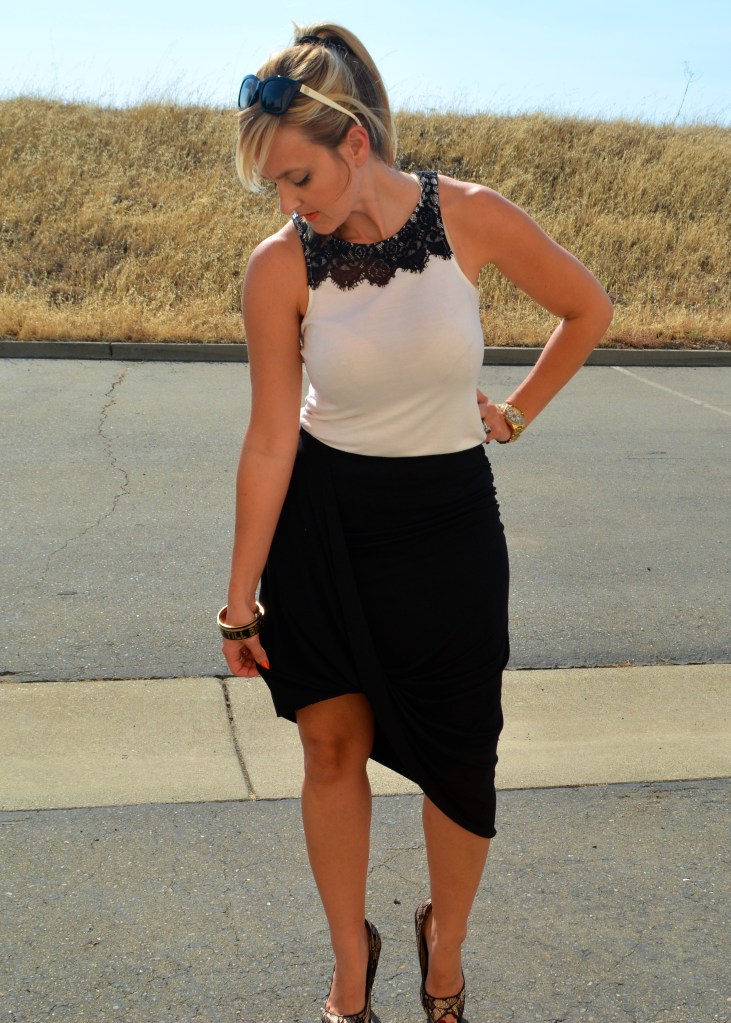 Wrapped and Asymmetrical Skirt