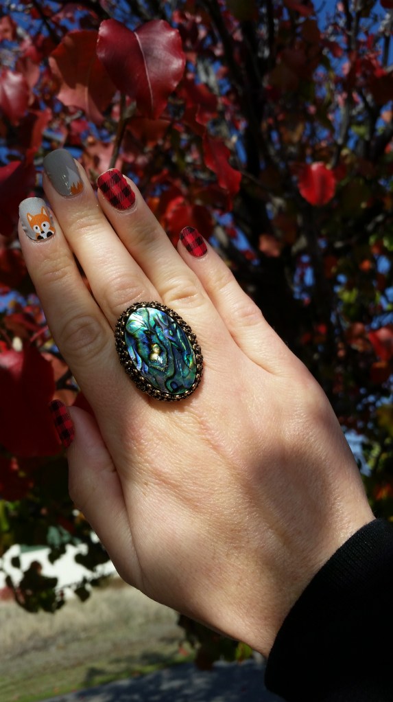 Thanksgiving Nails and mark. Let Your Finger Do The Talking Ring