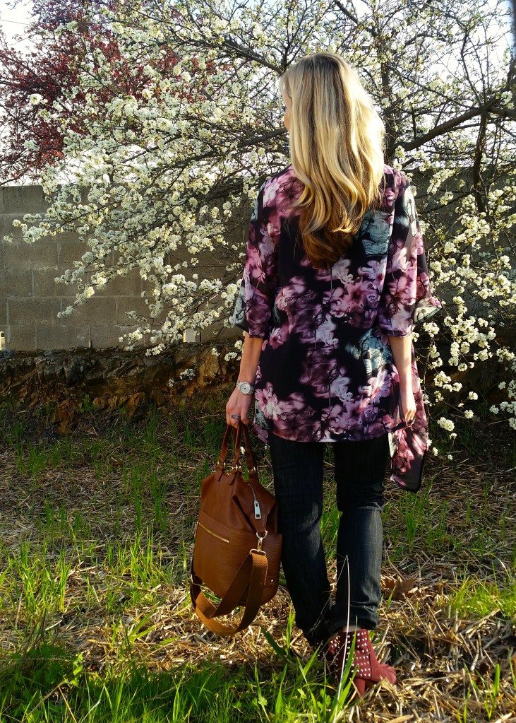 Dark Florals For Transitioning Into Spring
