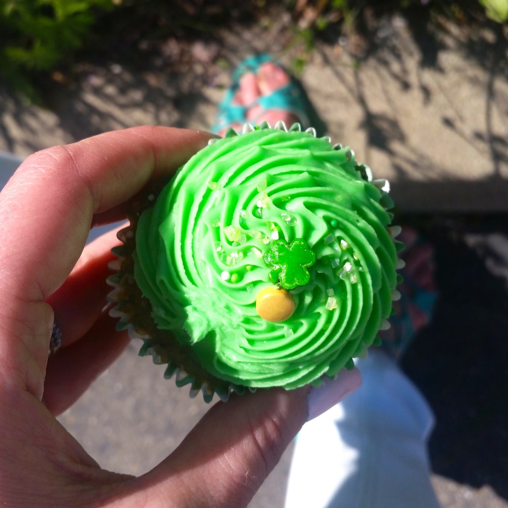 Baking With Tea Cupcakes for St. Patrick's Day Treats!