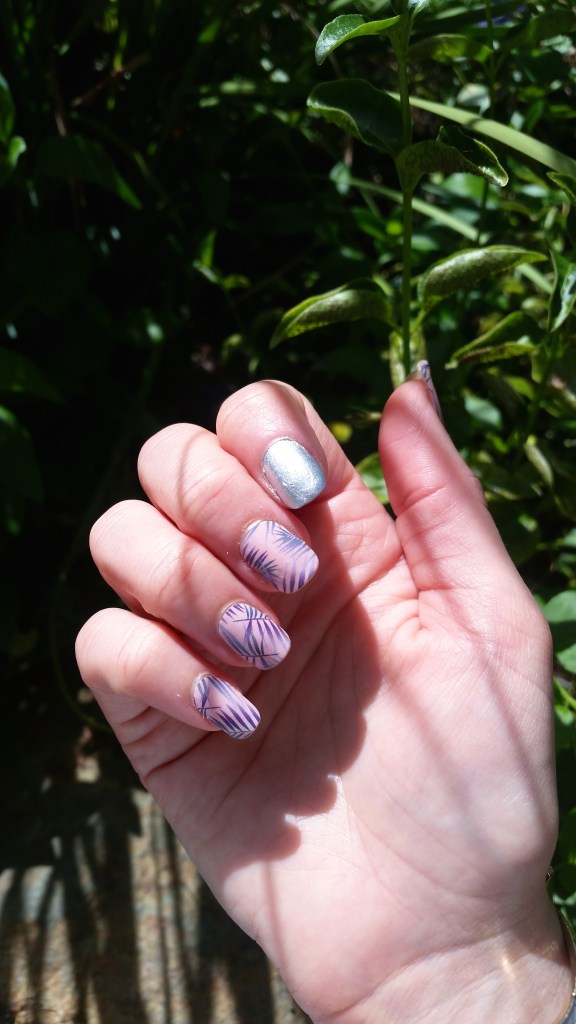 Jamberry Rose Quartz Getaway with Essie Apres Chic