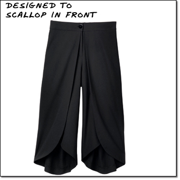 mark. Fit To Be Wide Culottes -- black pants cool for summer