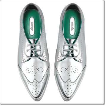 mark. Silver Streak Sneaks - metallic and a statement shoe!