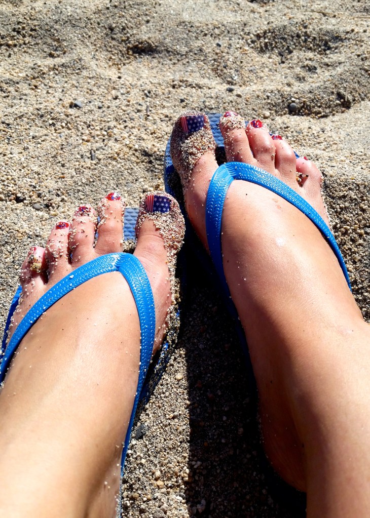 Jamberry Star Spangled and Avon Gel Finish with Julep Glitter Top Coat