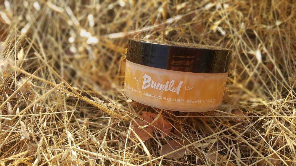 Word On mark. Bundled Up Bath and Body Collection