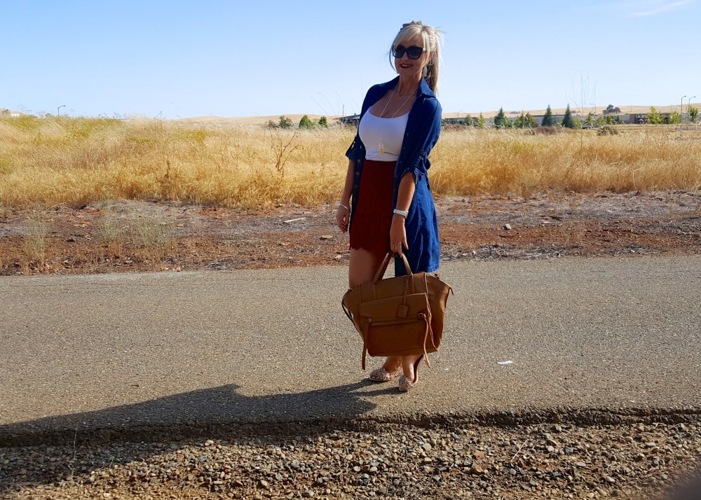 mark. Make Way For Chambray Dress