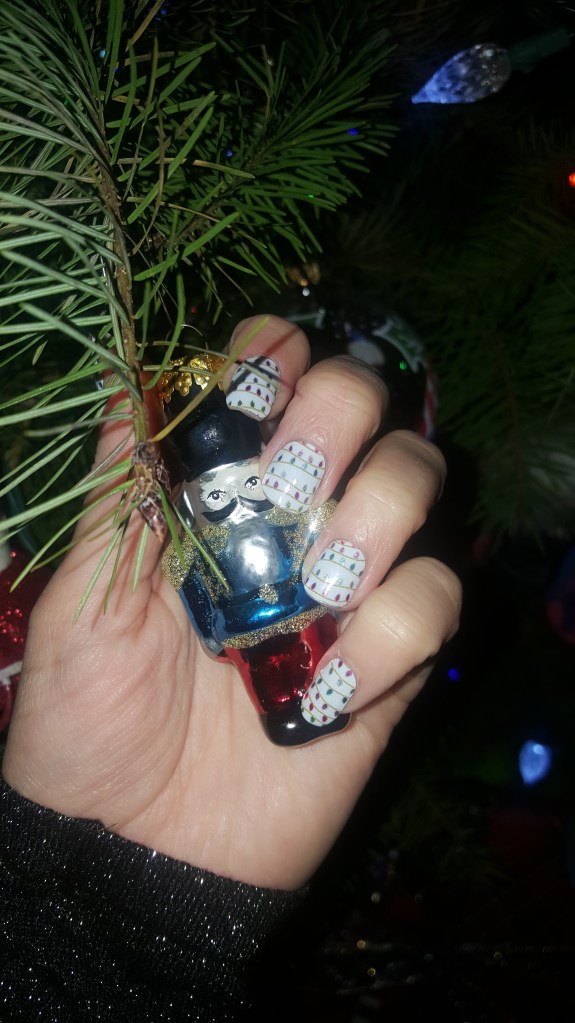 Christmas Lights Mani