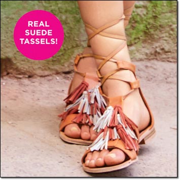 mark. Walking Tour Sandals