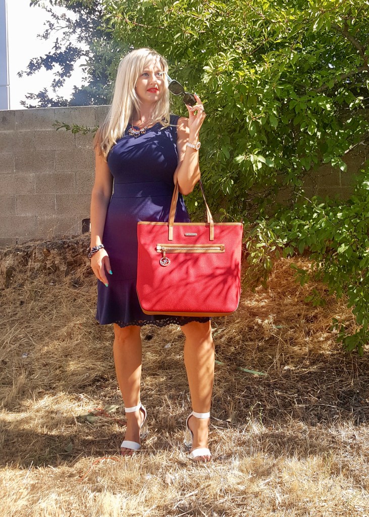 Avon Ponte Peekaboo Lace Dress