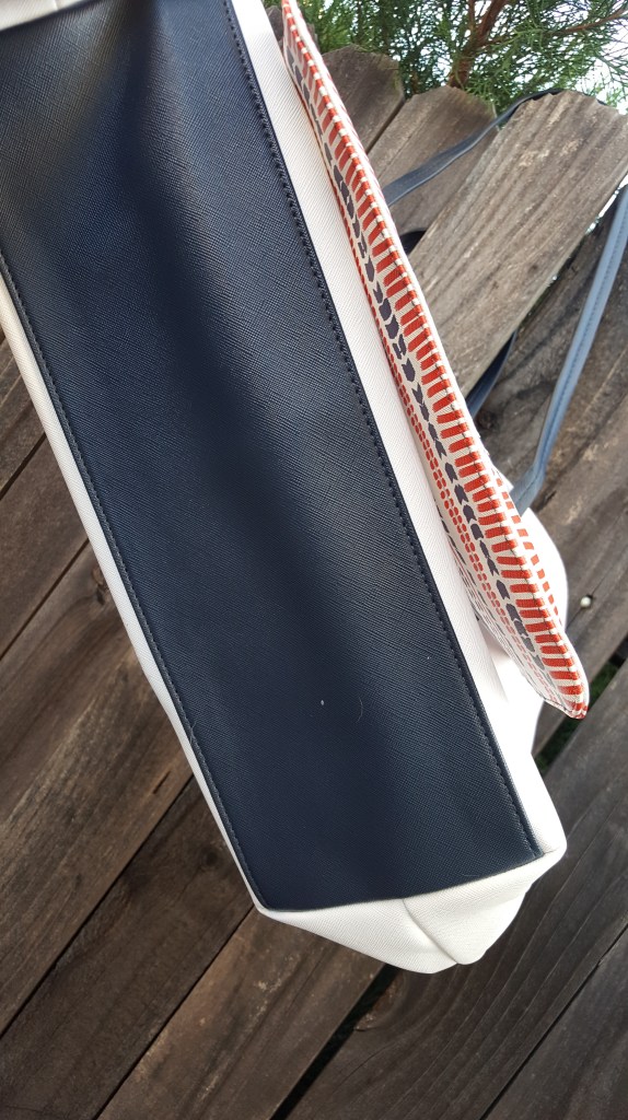 Bottom View Of The Saffiano Finish