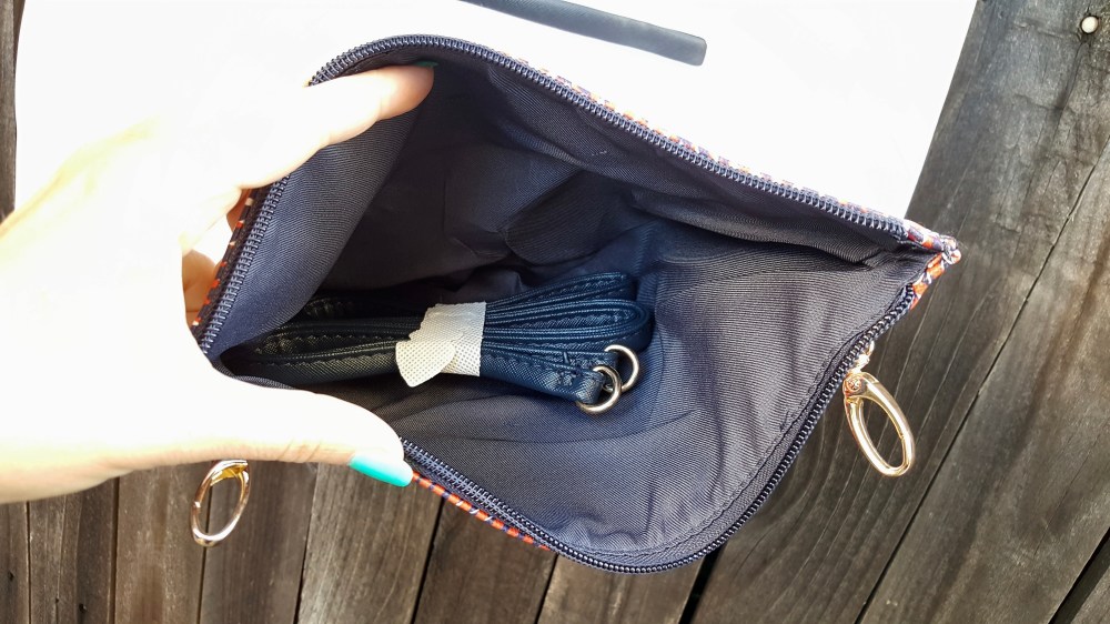 Outside Pouch Is Roomy For Your Must Haves