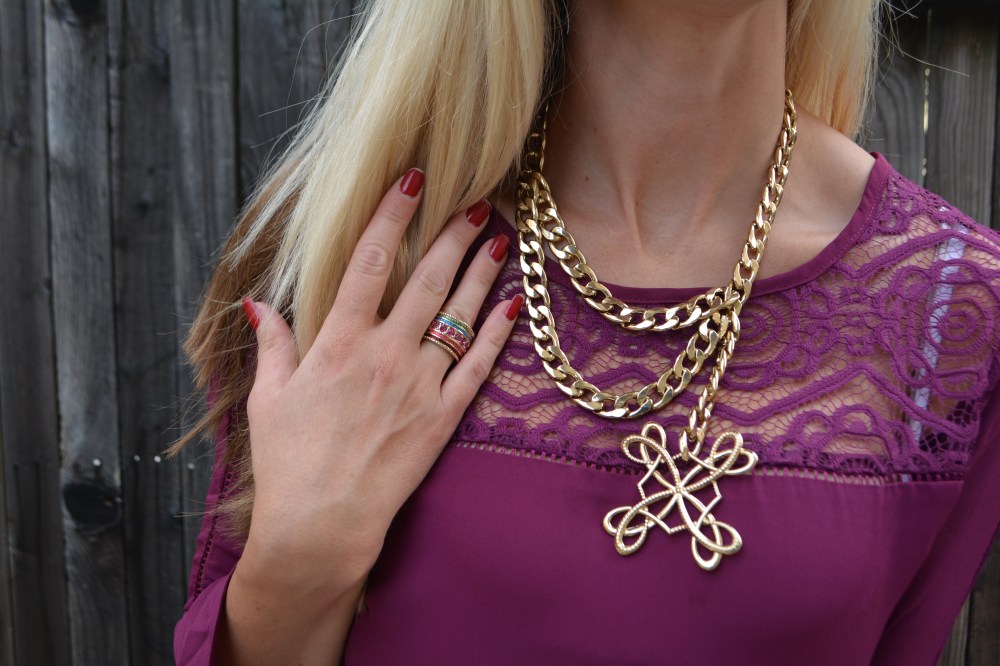 Avon Pink Hope Ribbon Power Necklace