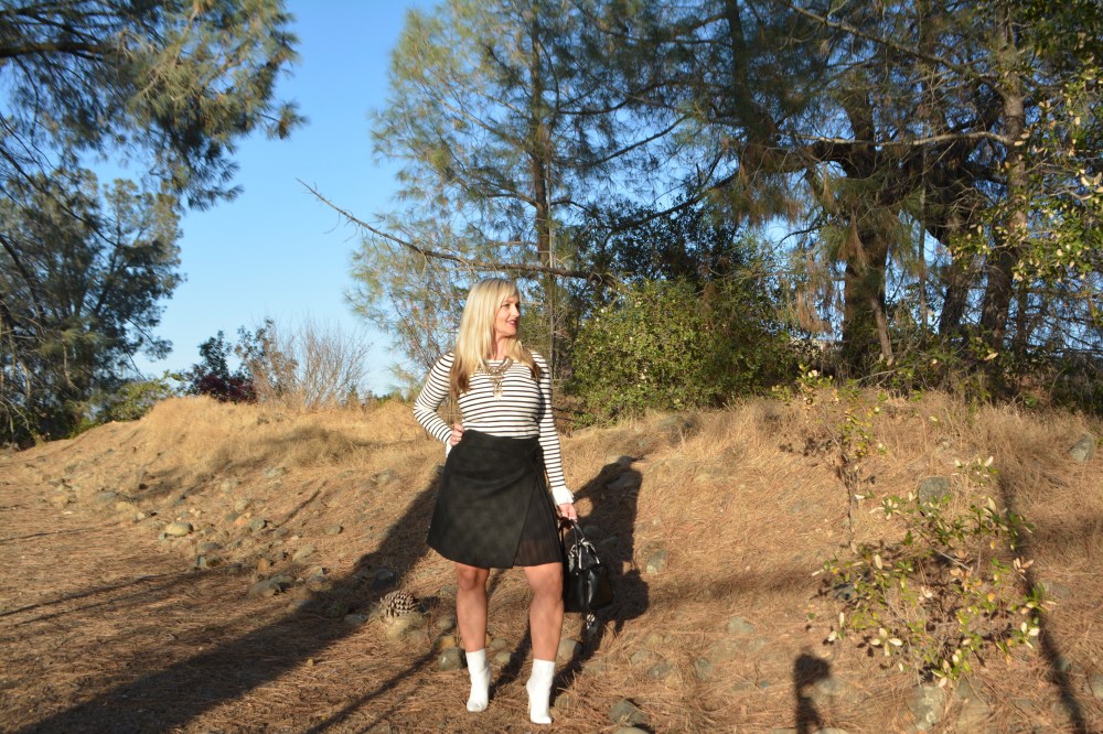 Sweater and Skirt Full Look For Fall
