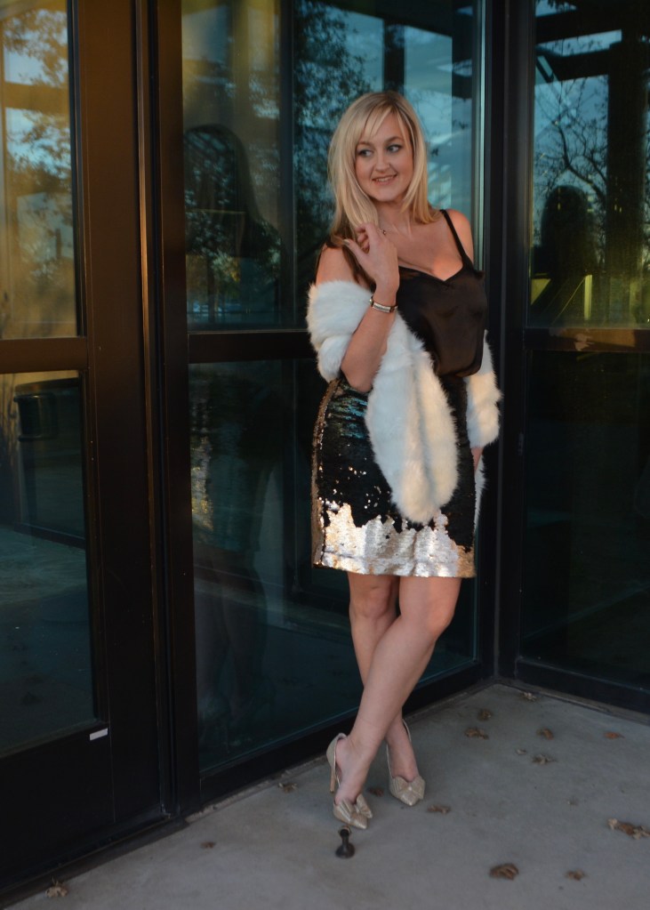 mark. Any Which Way Sequin Skirt